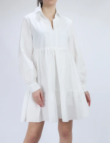 Rochie scurta SHEIN, alb, XS Alb