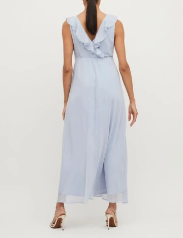 Rochie lunga Vila, bleu, 40