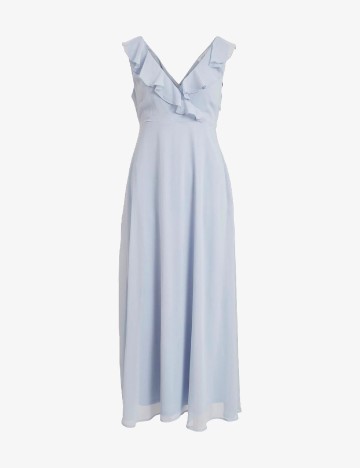 Rochie lunga Vila, bleu, 40