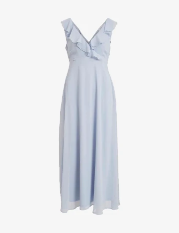 Rochie lunga Vila, bleu, 40