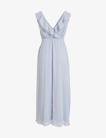 Rochie lunga Vila, bleu, 40
