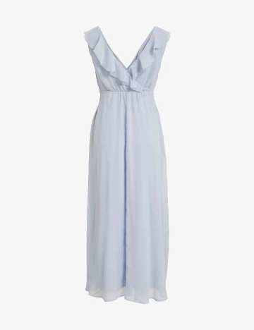 Rochie lunga Vila, bleu, 40