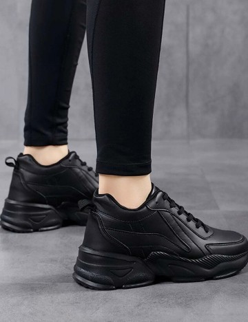 Adidasi SHEIN, negru, 40