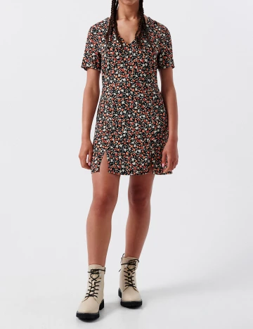 Rochie scurta CROPP, floral, XL Animal print