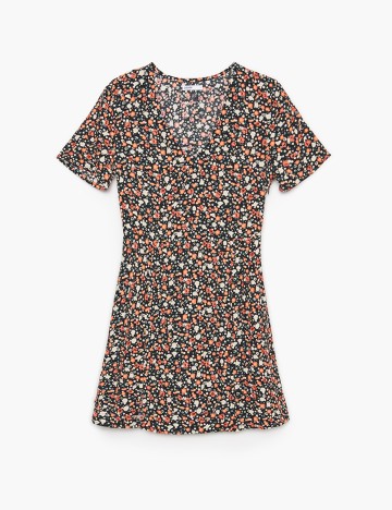 Rochie scurta CROPP, floral, XL