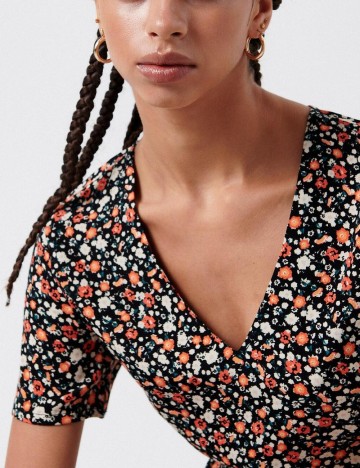 Rochie scurta CROPP, floral, XL