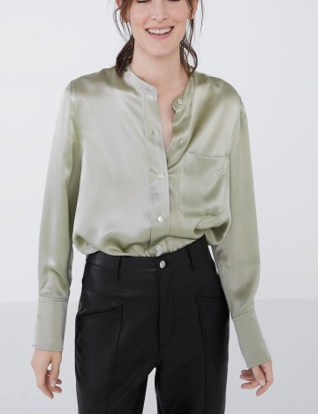 Camasa Zara, verde, L