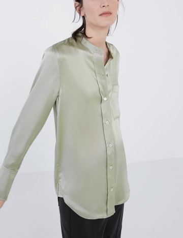 Camasa Zara, verde, L