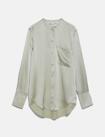 Camasa Zara, verde, L