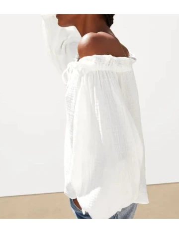 Camasa Zara, alb, L Alb