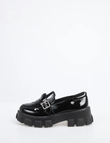 Mocasini SHEIN, negru, 39