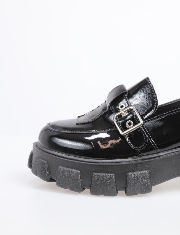 Mocasini SHEIN, negru, 39