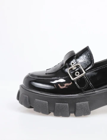 Mocasini SHEIN, negru, 39