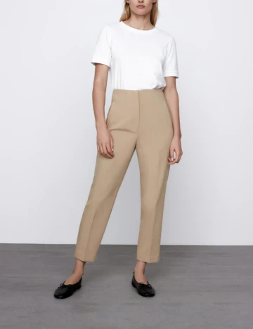 Pantaloni Zara, maro, M