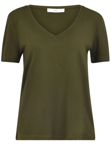 Tricou Mango, verde, M Verde