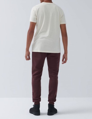 Tricou House Brand, crem, L