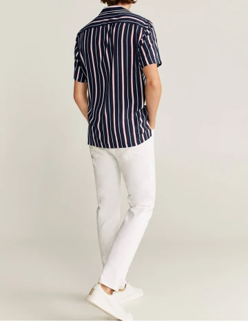 Camasa Mango, bleumarin, M Albastru