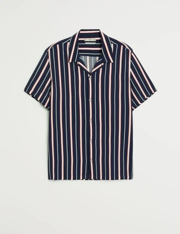 Camasa Mango, bleumarin, M Albastru