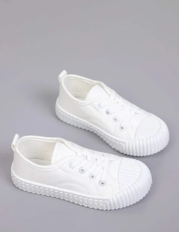 Tenisi Shein Kids, alb, 34 Alb