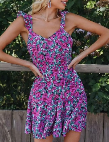 Rochie scurta SHEIN, floral