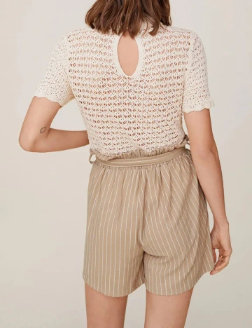 Pantaloni Scurti Mango, maro, S Maro