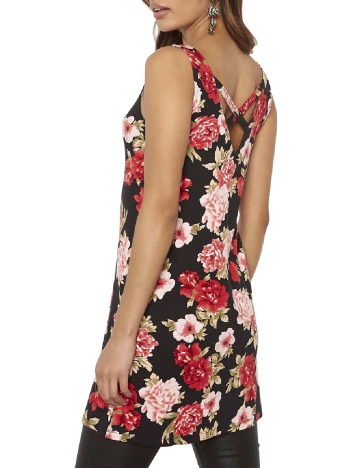 Rochie scurta Happy Holly, floral, 32/34 Floral print