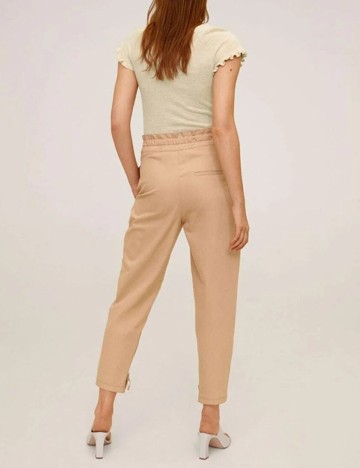 Tricou Mango, crem, S
