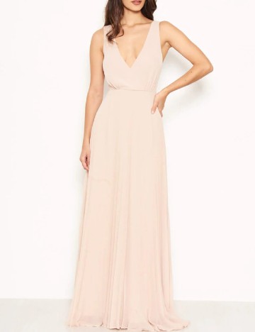 Rochie lunga AX Paris, roz, 36