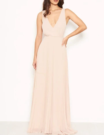 Rochie lunga AX Paris, roz, 36