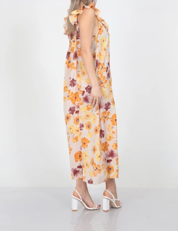 Rochie lunga Jacqueline de Yong, roz pudra