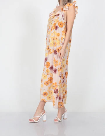 Rochie lunga Jacqueline de Yong, roz pudra