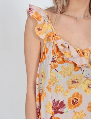 Rochie lunga Jacqueline de Yong, roz pudra