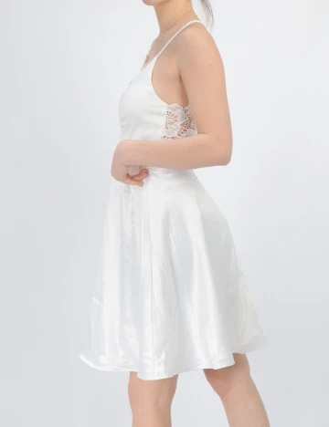 Rochie scurta Moments New York, alb, 36
