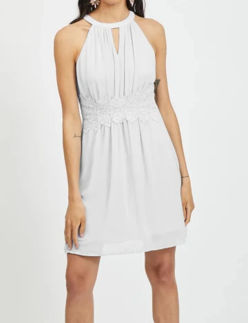 Rochie scurta Vila, alb, 38