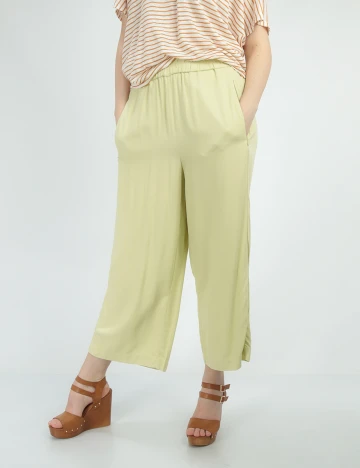 Pantaloni Reserved, verde, 40