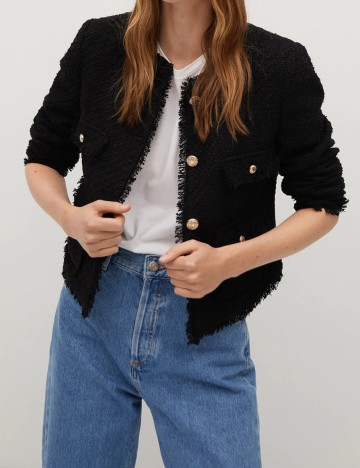 Jacheta Mango, negru, L