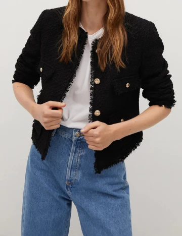 Jacheta Mango, negru, L