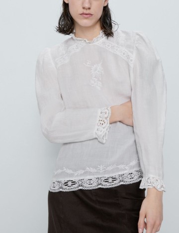 Camasa Zara, alb, S
