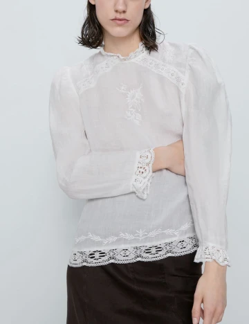 Camasa Zara, alb, S