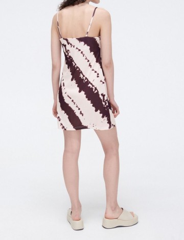 Rochie scurta CROPP, maro, XL