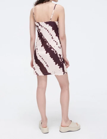 Rochie scurta CROPP, maro, XL