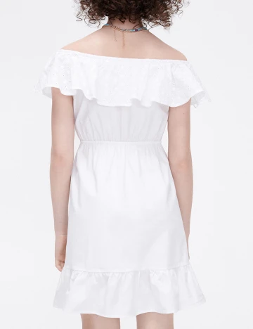 Rochie scurta CROPP, alb, XS