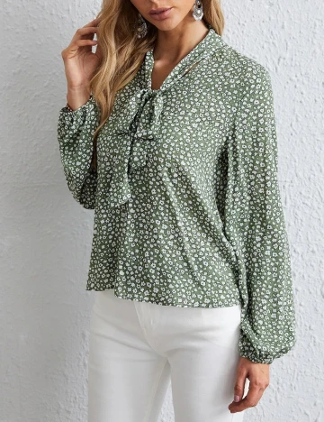 Bluza Emery Rose, verde, XXL Verde