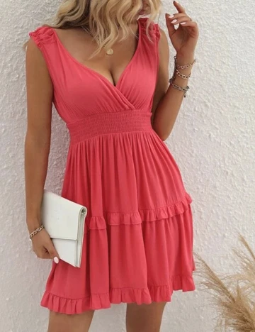 Rochie scurta SHEIN, roz, M