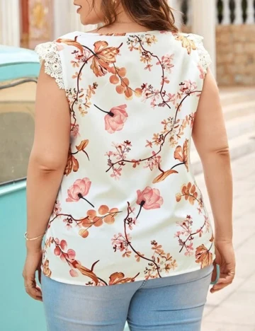 Bluza SHEIN CURVE, floral, 2XL