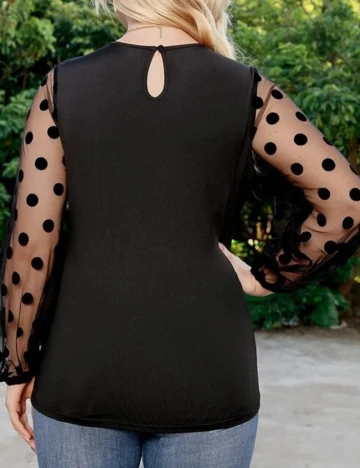 Bluza SHEIN CURVE, negru, 2XL