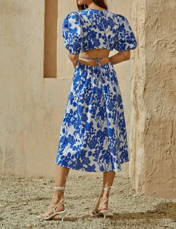 Rochie medie SHEIN, albastru, XL