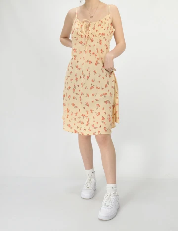 Rochie scurta Reserved, maro deschis
