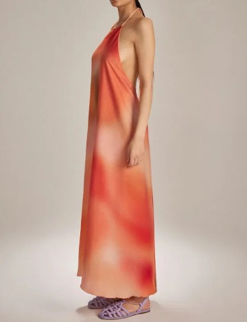 Rochie lunga Reserved, portocaliu, 34