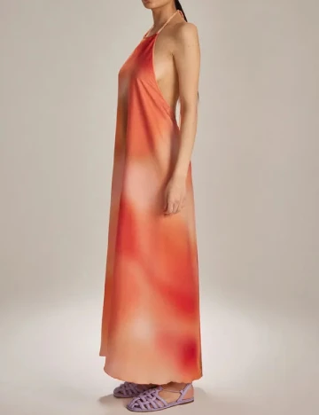 Rochie lunga Reserved, portocaliu, 34